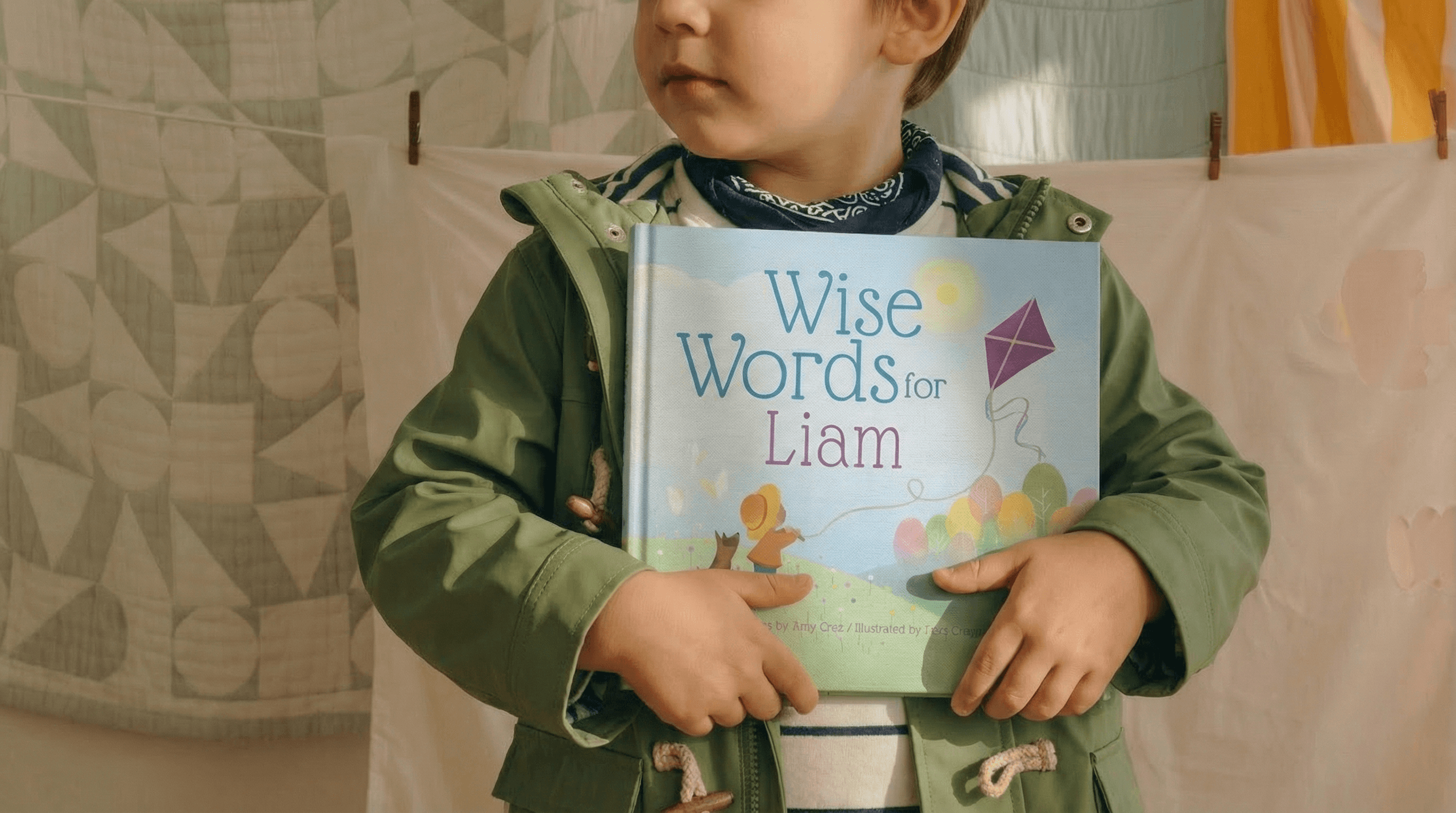 Child reading a personalized Luna Book